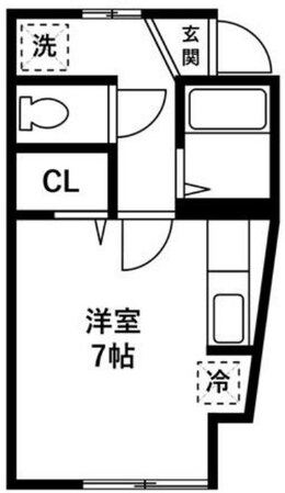 新栄荘の物件間取画像